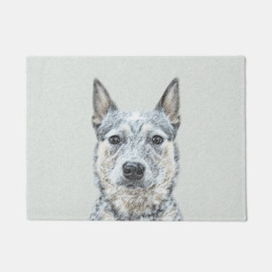 Australian Cattle Dog Painting - Niedliche Origina Fußmatte