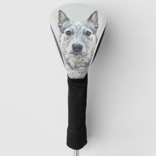Australian Cattle Dog Painting - Niedliche Origina Golf Headcover