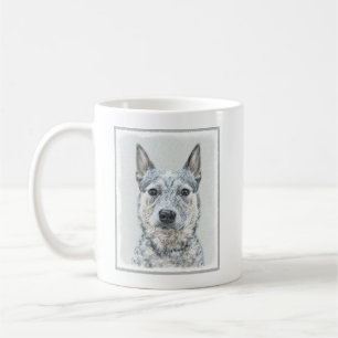 Australian Cattle Dog Painting - Niedliche Origina Kaffeetasse