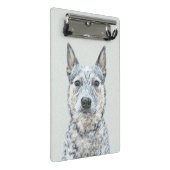 Australian Cattle Dog Painting - Niedliche Origina Mini Klemmbrett (Schrägansicht)