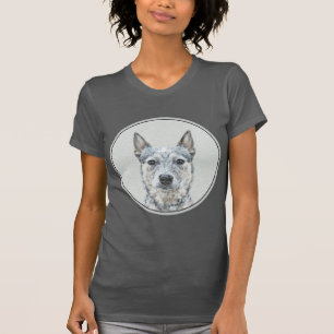 Australian Cattle Dog Painting - Niedliche Origina T-Shirt