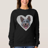 Australian Cattle Dog Puzzle Sweatshirt (Vorderseite)