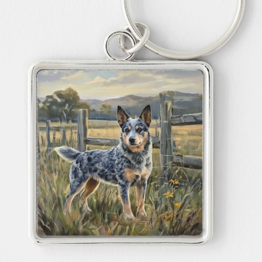 Australian Cattle Dog Schlüsselanhänger (Vorne)