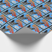 Australian Cattle Dog - Super-Held der Hunde! Geschenkpapier (Ecke)