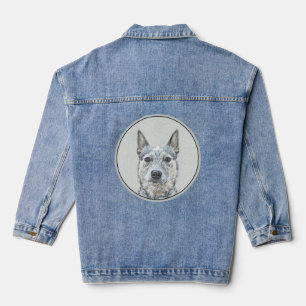 Australian Cattle Dog - Süße originelle Hundekunst Jeansjacke