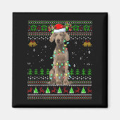 Australian Cattle Dog Ugly Christmas Sweaters Holi Magnet (Vorne)