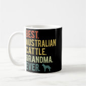 Australian Cattle Oma Ever Dog liebt Mutter Kaffeetasse (Links)