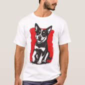 Australian Cattledog [00334c] T-Shirt (Vorderseite)