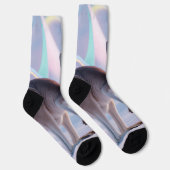 Australian Christmas Kangaroo – Santa Hat Holiday Socken (Rechts)