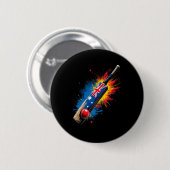 Australian Cricket T  Button (Vorne & Hinten)