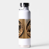 "Australian Dingo: A Nature's Print" Trinkflasche (Rechts)