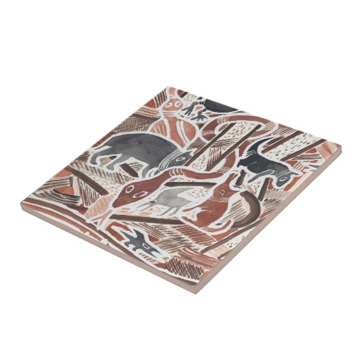 Australian Dreams Mythals Animals Snake Tile Fliese (Seite)