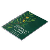 Australian Eucalyptus Journal: Nature-Inspired Not Notizblock (Linke Seite)