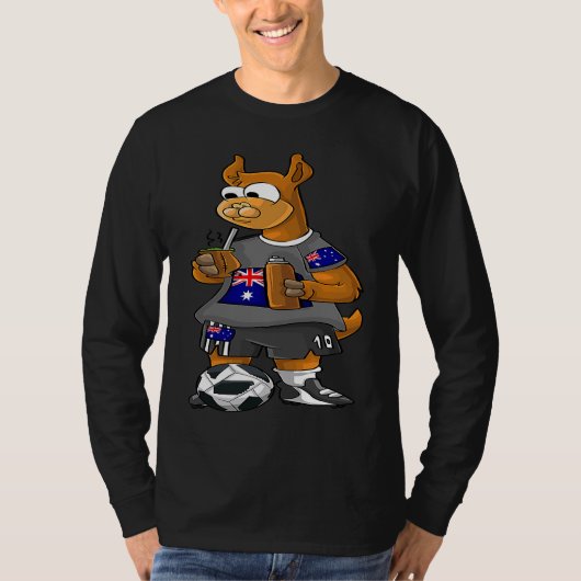 Australian Fan Lama T-Shirt (Vorderseite)