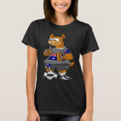 Australian Fan Lama T-Shirt (Vorderseite)
