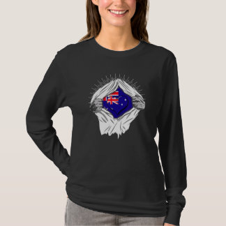 Australian Flags Home of Australia T-Shirt