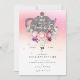 Australian Floral Bridal Tea Einladung
