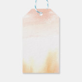 Australian Floral Watercolor Foliage Vielen Dank Geschenkanhänger (Rückseite)