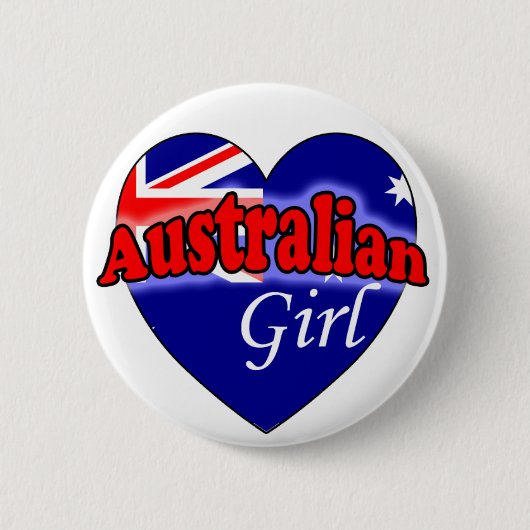 Australian Girl Button (Vorderseite)