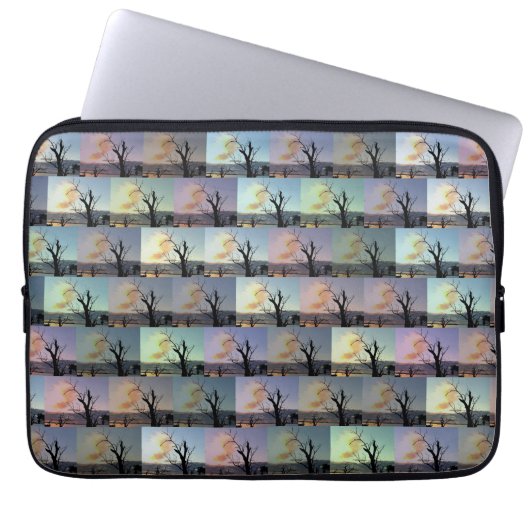 Australian Gum Tree Abstrakt Art, Laptopschutzhülle (Vorderseite)