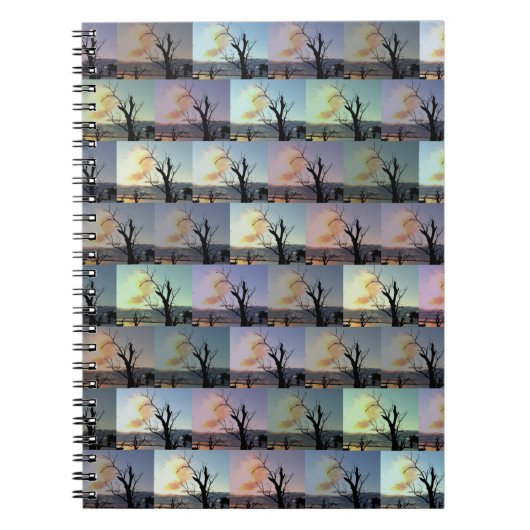 Australian Gum Tree Abstrakt Art, Notizblock (Vorderseite)