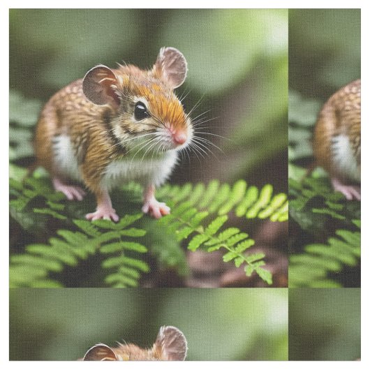 Australian Hopping Mouse, Fabric Stoff (Nahaufnahme)