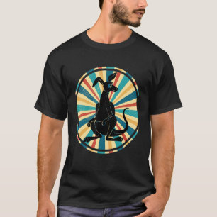 Australian Kangaroo Retro Aussie Zoo Animal Kanga T-Shirt