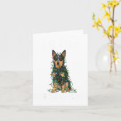 Australian Kele Christmas I'm Fine Everything Is F Karte (Gelbe Blume)