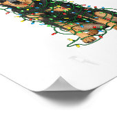 Australian Kele Christmas I'm Fine Everything Is F Poster (Ecke)