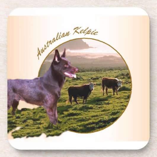 Australian Kelpie Art Gifts Untersetzer (Vorderseite)