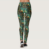 Australian Kelpie Christmas Festive Voyage Leggings (Rückseite)