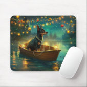 Australian Kelpie Christmas Festive Voyage Mousepad (Mit Mouse)