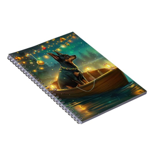 Australian Kelpie Christmas Festive Voyage Notizblock (Rechte Seite)