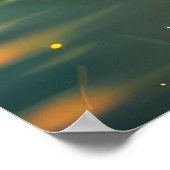 Australian Kelpie Christmas Festive Voyage Poster (Ecke)