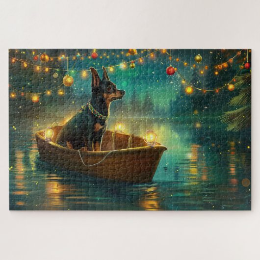 Australian Kelpie Christmas Festive Voyage Puzzle (Horizontal)