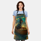 Australian Kelpie Christmas Festive Voyage Schürze (Getragen)