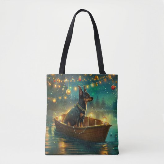 Australian Kelpie Christmas Festive Voyage Tasche (Vorderseite)