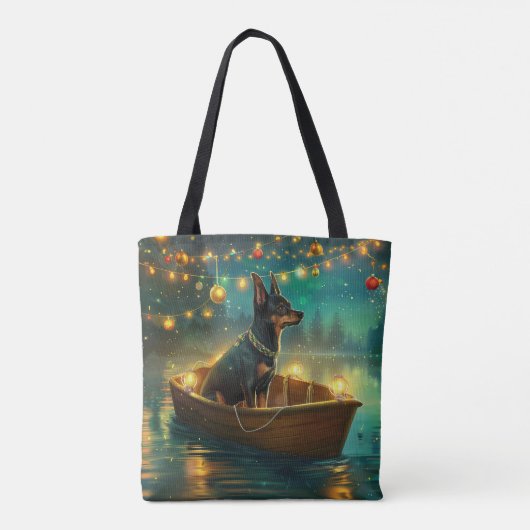 Australian Kelpie Christmas Festive Voyage Tasche (Rückseite)