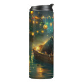 Australian Kelpie Christmas Festive Voyage Thermosbecher (Nach links gedreht)