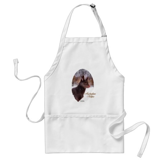 Australian Kelpie Christmas Geschenke Schürze (Vorne)
