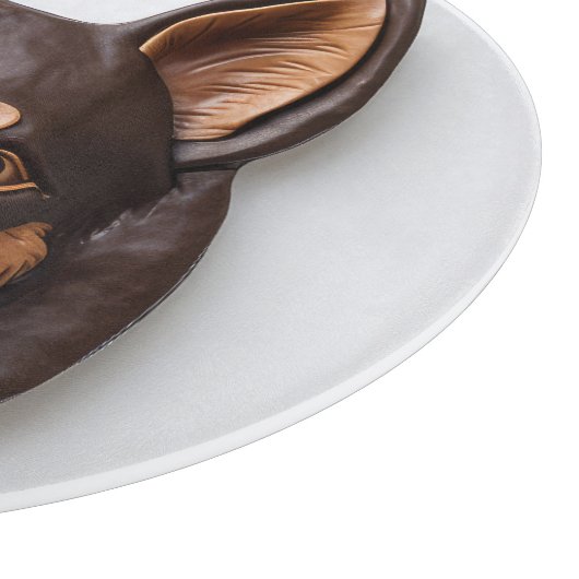 Australian Kelpie Dog 3D Inspiriert Schneidebrett (Ecke)