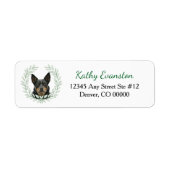 Australian Kelpie Dog Eucalyptus Leaf Wreath (Vorne)