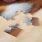 Australian Kelpie Fireplace with Christmas Lights Puzzle (Seite)