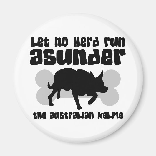 Australian Kelpie Herding Magnet (Vorne)