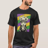 Australian Kelpie Jester Mardi Gras Dog Mom or Dad T-Shirt (Vorderseite)