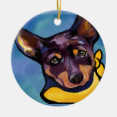 AUSTRALIAN KELPIE KERAMIK ORNAMENT (Vorne)