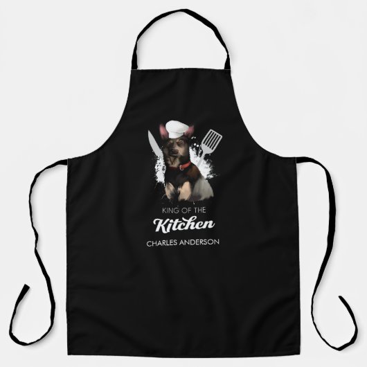 Australian Kelpie King of the Kitchen Dog Koch Schürze (Vorderseite)