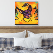 AUSTRALIAN KELPIE LEINWANDDRUCK (Insitu (Schlafzimmer))