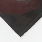 Australian Kelpie mit Weihnachten im Weihnachtsman Fleecedecke (Ecke)