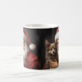 Australian Kelpie mit Weihnachten im Weihnachtsman Kaffeetasse (Mittel)